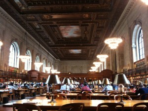 NYC Main Library Reading Room