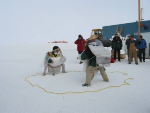 Makeshift South Pole Sumo