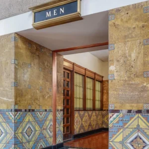 Entry to the Men's Restroom at LA Union Station